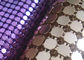 drappi colorati usati tessuto metallico di alluminio decorativo quadrato del fiocco di 6mm